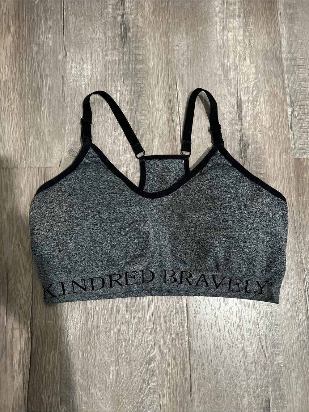Kindred Bravely Heather Gray Nursing & Maternity Sleep Bra
